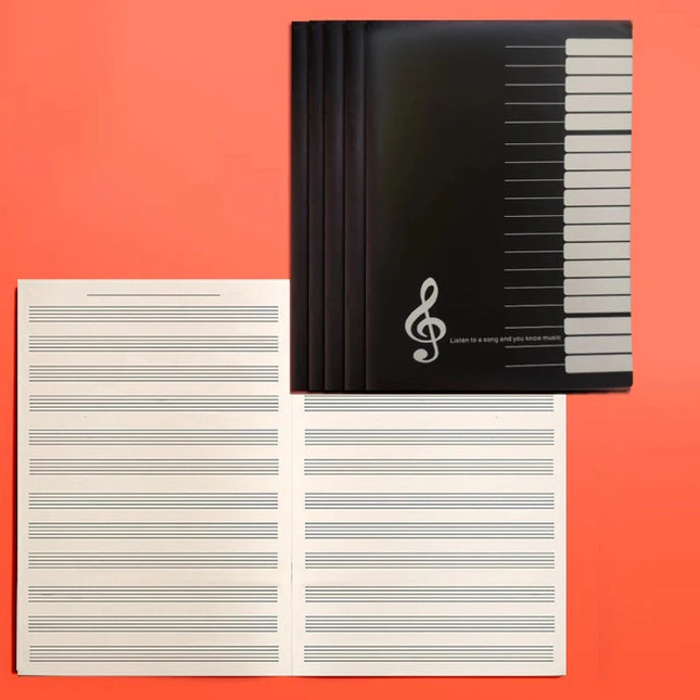 Piano Keyboard Notebook Choice Students Journal Sketchbook by zapcart