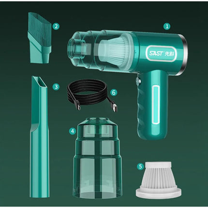 External 29000Pa Cordless Car Wet Dry Vacuum Dual Use by zapcart
