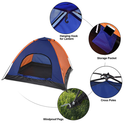 TOMSHOO 3 To 4 Person Family Ultralite Camping Tent Rainfly by zapcart