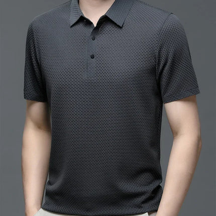Fujian Choice Mens Polo Shirt Ice Silk Breathable Comfort by zapcart