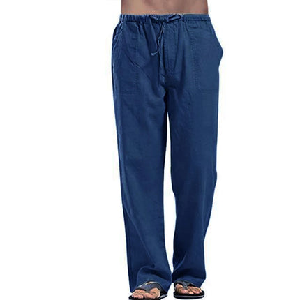 RealXizicn Men's Breathable Elastic Drawstring Pants by zapcart