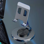 Metal 360 Rotating Desk Phone Holder For iPhone iPad by zapcart