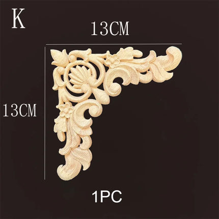 MaYupeT Premium Wood Corner Joint Appliques For Living Room by zapcart