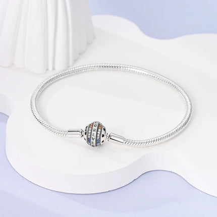 IQMAC Original Sterling Silver 925 Charm Bracelet For Women by zapcart