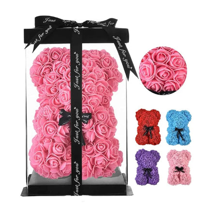 FUJINCN Teddy Rose Bear Gift Box For Girlfriend Valentine by zapcart