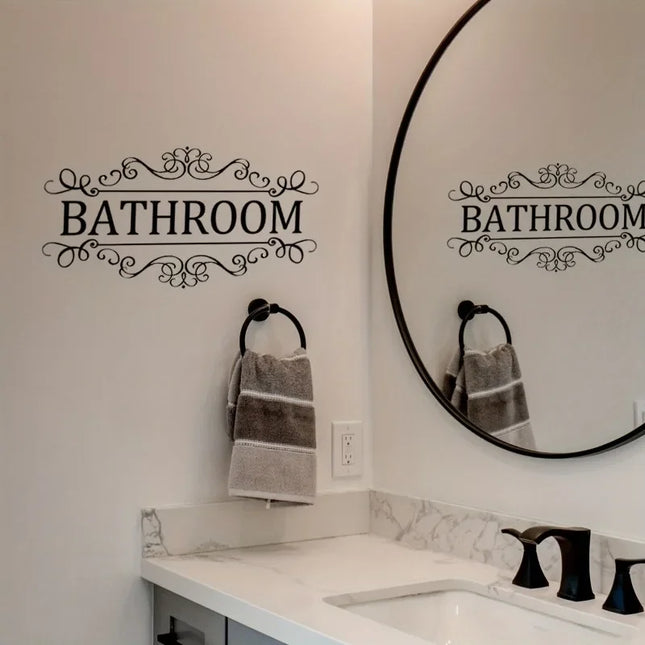 Choice Waterproof Bathroom Wall Sticker PVC Decor For Home by zapcart