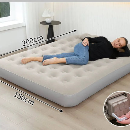 General Air Bed Queen Size With Pump Folding For Camping by zapcart