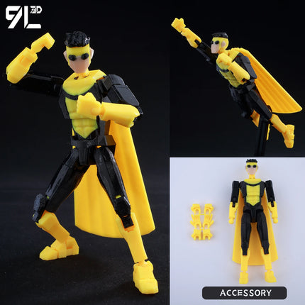 9L3D 3D Printed Action Figure Poseable Collectible For Fans by zapcart