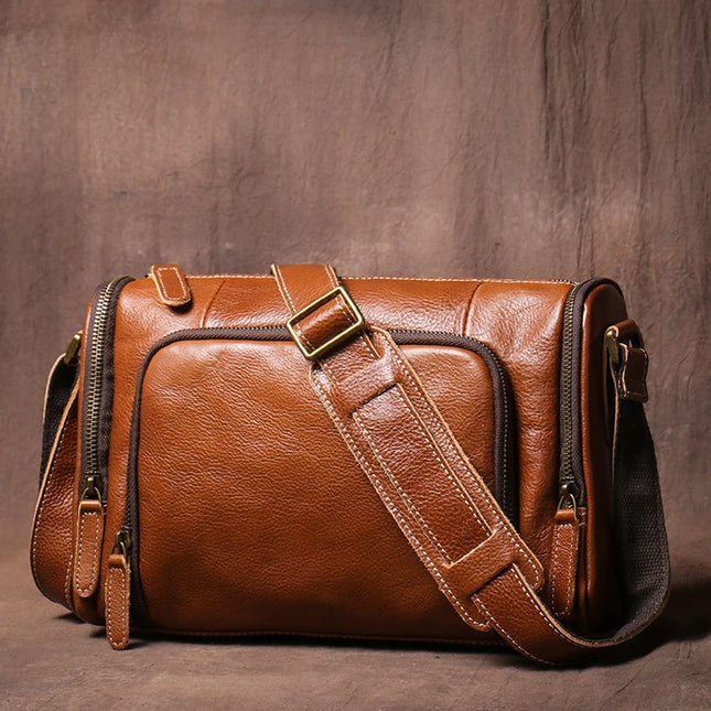 GURO Genuine Leather Shoulder Bag For Men Crossbody Deluxe by zapcart
