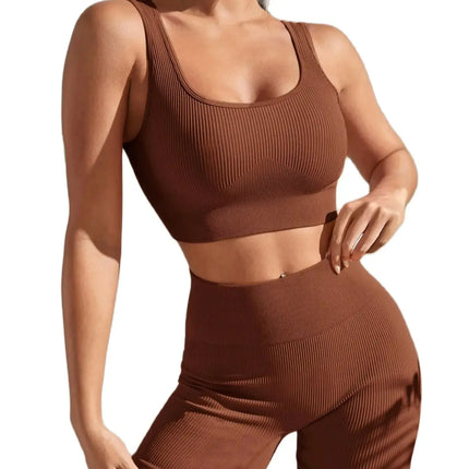 Shanjinxiu Women Seamless Quick Dry Yoga Set High Waist by zapcart
