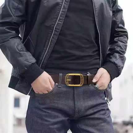 ZhejiangChoice Mens Genuine Leather Belt Premium Quality