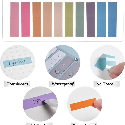 Choice Transparent Index Memo Pads Self Adhesive Office by zapcart