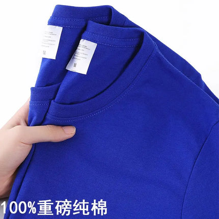 100 Percent Cotton T Shirt Unisex O Neck Short Sleeve by zapcart