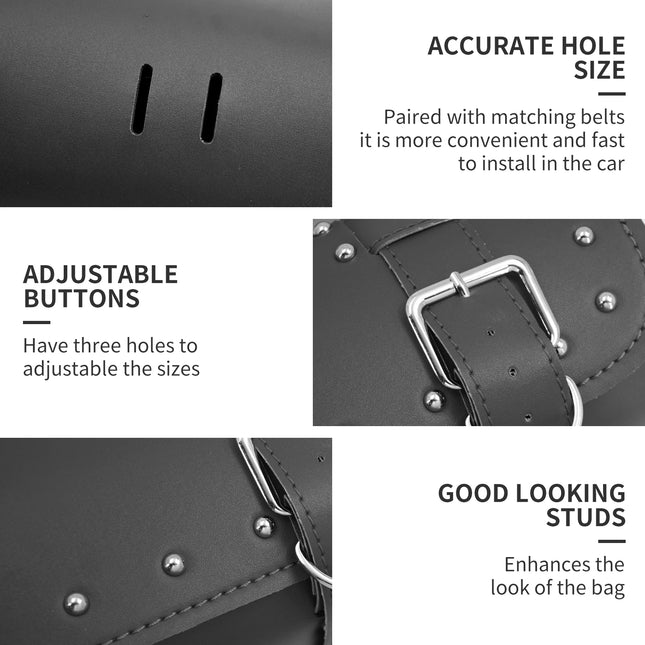 Rewmter Leather Saddlebags For Harley Touring Riders Sturdy by zapcart