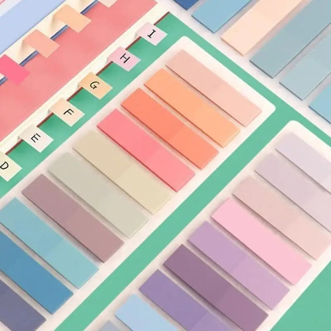 E1PF Morandi Sticky Note Pads Posits Stationery Paper Stickers Posted It Memo Notepad Notebook School Office Accessories by zapcart