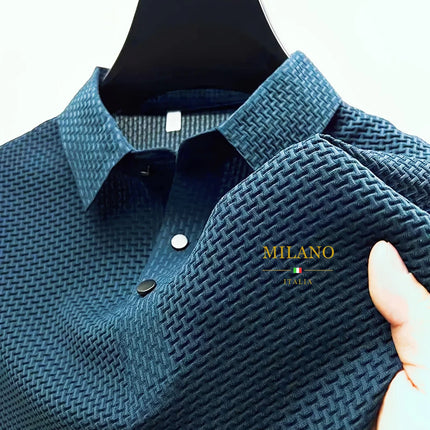 CN Zhejiang Mens Milan Polo Shirt Pattern Quick Dry by zapcart