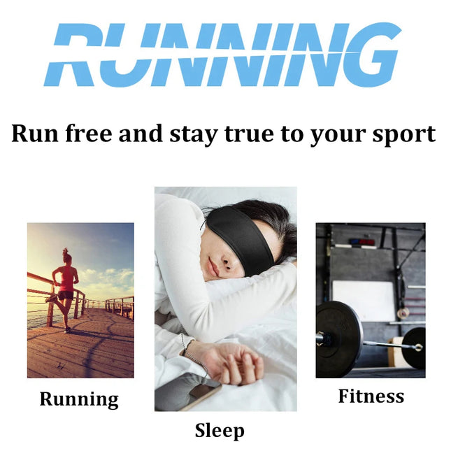 JINSERTAC Sports Wired Headphones With Sleep Eye Mask by zapcart