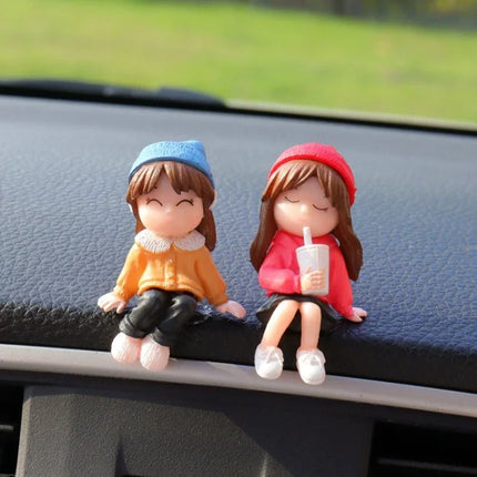 GuangdongChoice Cute Car Interior Ornament For Couples Gift by zapcart