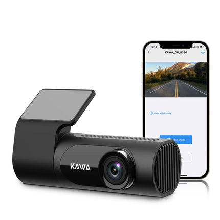 KAWA Dash Cam D6 1440P Voice Control Night Vision Pro Driver by zapcart