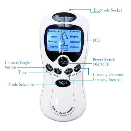 SANPKON Dual Output TENS Massage Machine Pain Relief by zapcart