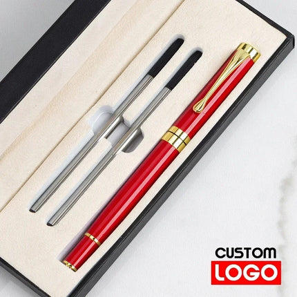 Gift Box Packaging Luxury Metal Ballpoint Pens School Business Office Signature Roller Pen Student Stationery Supplies Writing by zapcart