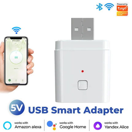 Tuya Smart Plug Micro USB Adaptor 5V WiFi Alexa Google by zapcart
