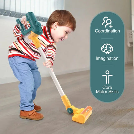 Kids Electric Mini Vacuum With Light And Music Fun Toy by zapcart
