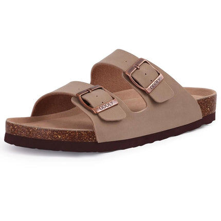 Kidmi Womens Genuine Suede Clogs With Soft Footbed by zapcart
