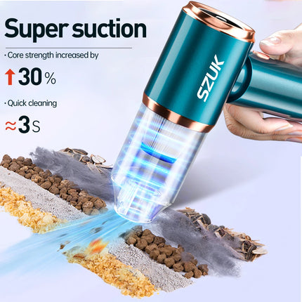 SZUK Wireless Car Vacuum Cleaner Strong Suction Handheld by zapcart