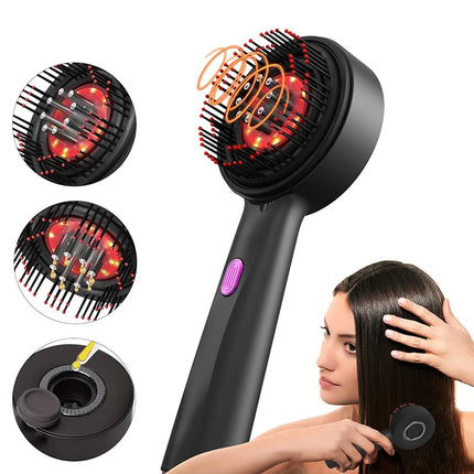 PAQIN Electric Massage Comb Red Light Laser For Scalp Care by zapcart