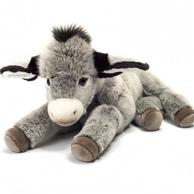 Large plush toy donkey soft and fluffy giant donkey doll cute long-legged donkey pillow children's gift by zapcart