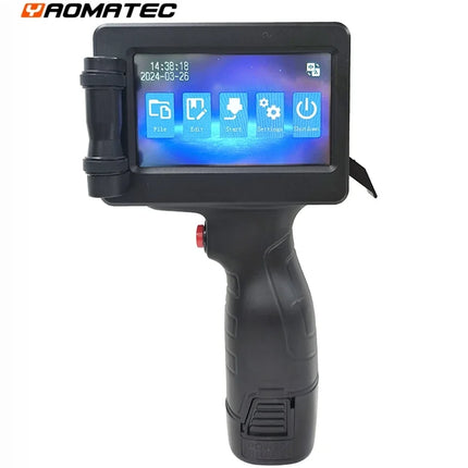 Yaomatec Portable Thermal Inkjet Label Printer 12.7mm QR by zapcart