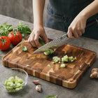 HEZHEN Cutting Board Acacia Wood End Grain For Home Cooks by zapcart