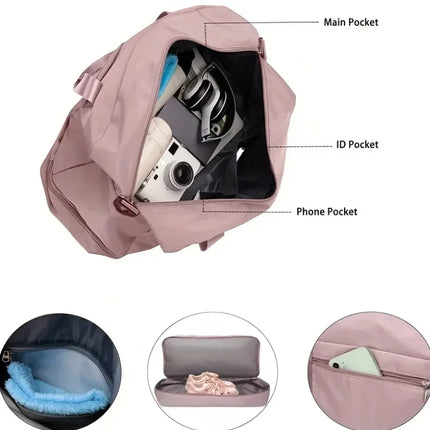 Unixinu Women Expandable Travel Duffle Bag Large Capacity by zapcart