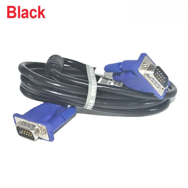 VIKEFON VGA Cable HD Male to Male With Magnetic Ring PC by zapcart