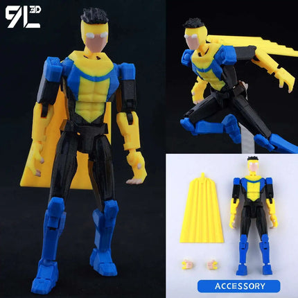 9L3D 3D Printed Action Figure Poseable Collectible For Fans by zapcart