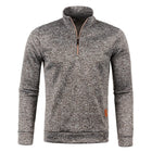 WHWRCN Men Half Zip Turtleneck Pullover Warm Sweatshirt by zapcart