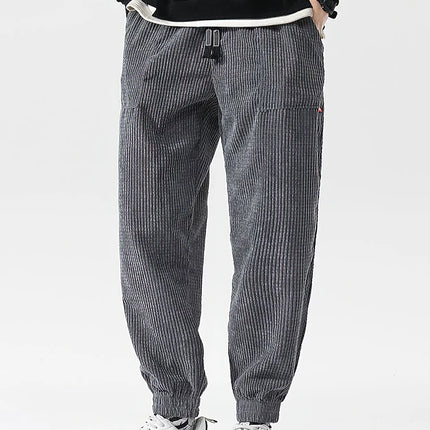 Zoyleircn Corduroy Sweatpants For Men Loose Fit Tech Fleece by zapcart