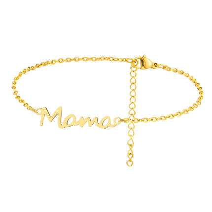 DGIDDKCN Mama Pendant Stainless Steel Bracelet For Women by zapcart