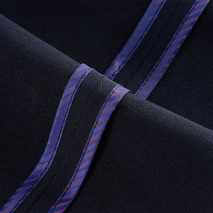 ICPANSCN Men High Waist Wool Cashmere Pleated Suit Pants by zapcart