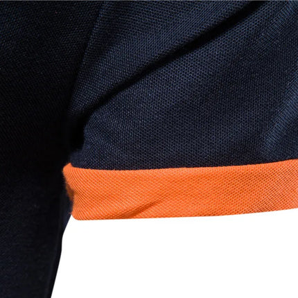 AIOPESON Embroidered Polo Shirt For Men Slim Fit Premium by zapcart
