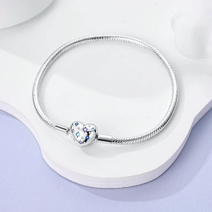 IQMAC Original Sterling Silver 925 Charm Bracelet For Women by zapcart