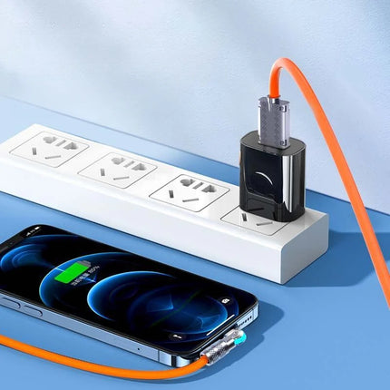 DIXSG 120W Fast Charge USB A to C Cable 180 Rotation by zapcart