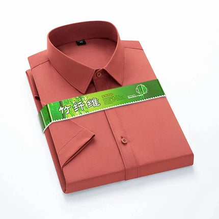 Bamboo Fiber Stretch Men Shirt CN Zhejiang Anti Wrinkle by zapcart
