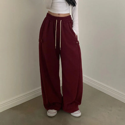 Casual Commute Wide Leg Pants for Daily Office Comfort by zapcart