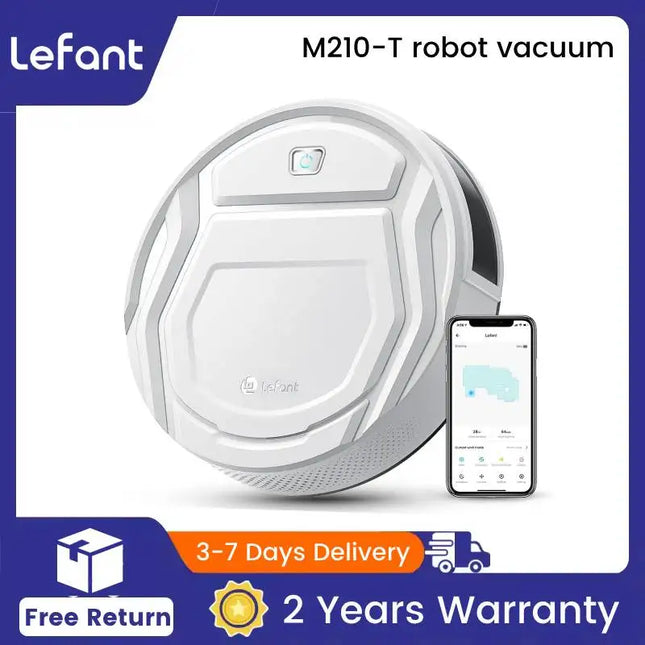 Lefant M210 Robot Vacuum Cleaner 120 Min Runtime Home Use by zapcart