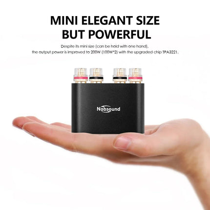 Nobsound NS10G Pro Mini HiFi DSP Bluetooth 100W Amplifier by zapcart