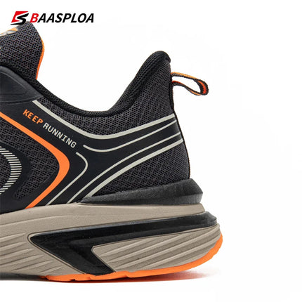 Baasploa Mens Running Shoes Lightweight Mesh Non Slip by zapcart