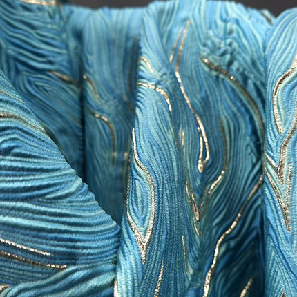 Green Mountain Jacquard Embossed Metallic Fabric Designers by zapcart