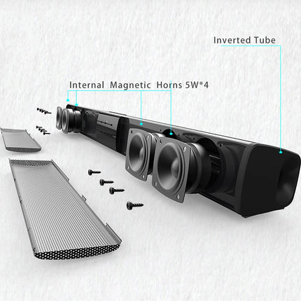 ZYMYC Bluetooth Home Theater Sound System For TV Soundbar by zapcart
